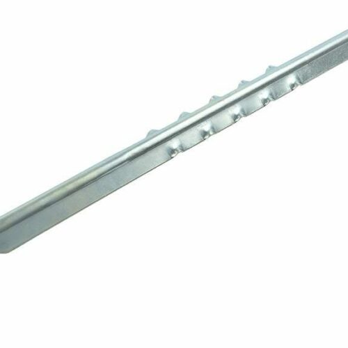 Zelthering aus Stahl, 40cm, geriffelt