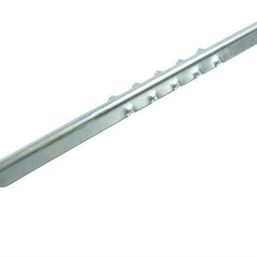 Pro Plus Zelthering aus Stahl, 40cm, geriffelt, 2er-Pack