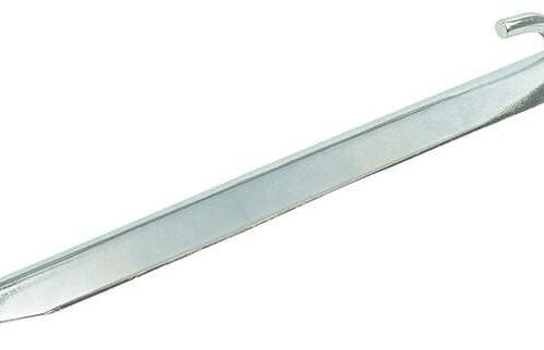 Zelthering aus Stahl mit Haken, 25cm