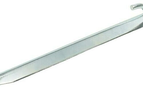 Pro Plus Zelthering aus Stahl mit Haken, 25cm, 6er-Pack