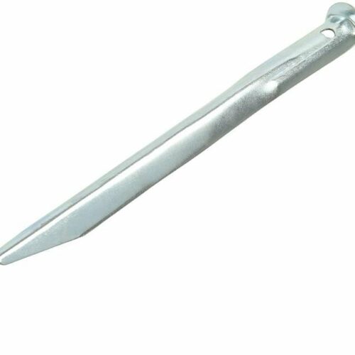 Zelthering aus Stahl, halbrund, 22cm