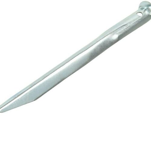 Pro Plus Zelthering aus Stahl, halbrund, 22cm, 10er-Pack