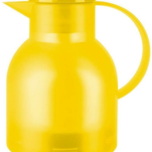 Emsa Samba Isolierkanne Quick Press, 1L, hellgelb