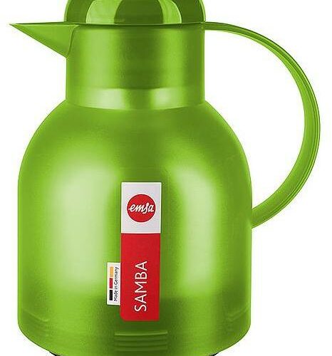Emsa Samba Isolierkanne Quick Press, 1L, hellgrün