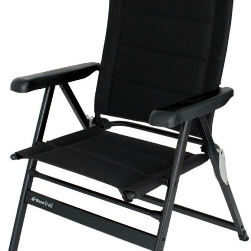 Eurotrail Grenoble Campingstuhl, schwarz