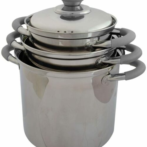 Eurotrail Roma Topfset, Edelstahl, 6-teilig