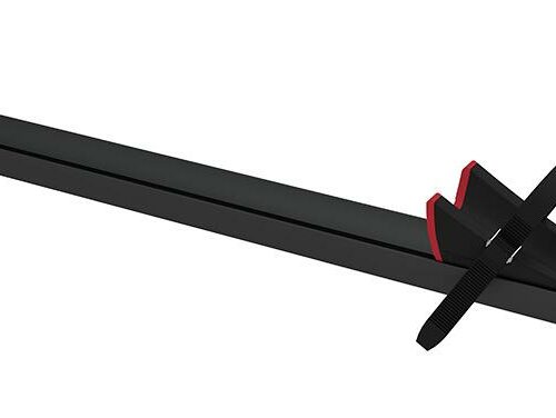 Fiamma Rail Premium XL Fahrradschiene, 139cm, schwarz