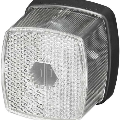 Radex Seitenmarkierungsleuchte 910, weiß, 66x62mm