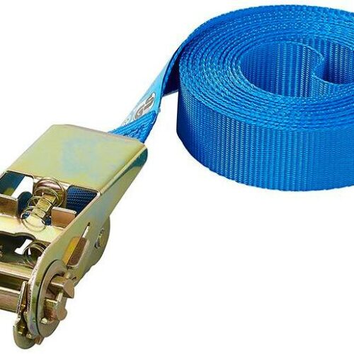 Pro Plus Spanngurt mit Ratsche, 5 Meter, blau