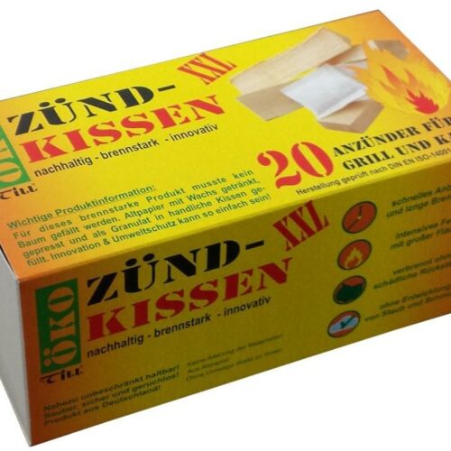 TILL Öko Zündkissen XXL Grillanzünder, 20er-Set