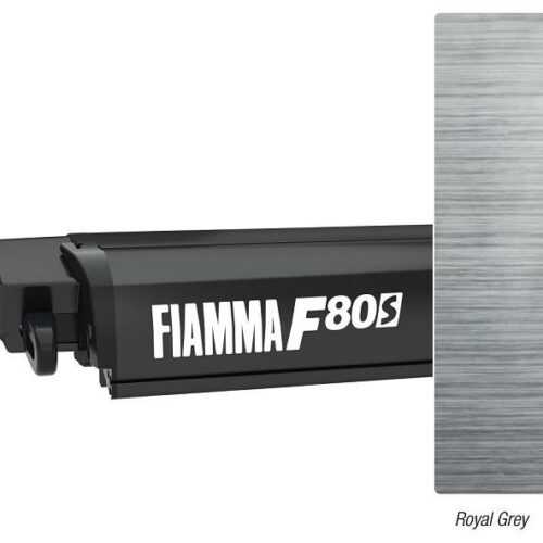 Fiamma F80s Markise schwarz, 320cm, Royal Grey