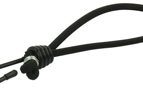 Elastischer Zeltspanner mit Haken, schwarz