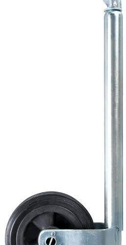 Stützrad auf Kunststofffelge mit Vollgummireifen, 35mm