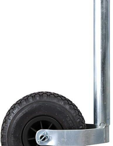 Pro Plus Stützrad auf Kunststofffelge mit Luftreifen, 48mm