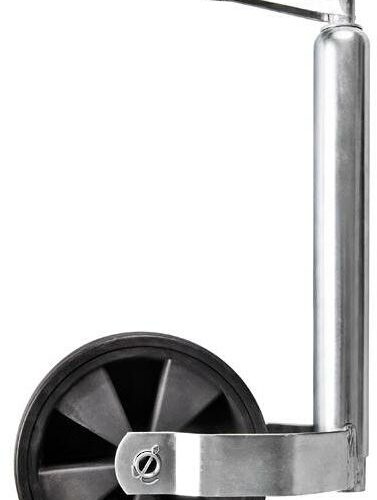 Pro Plus Stützrad auf Kunststofffelge mit Vollgummireifen, 48mm