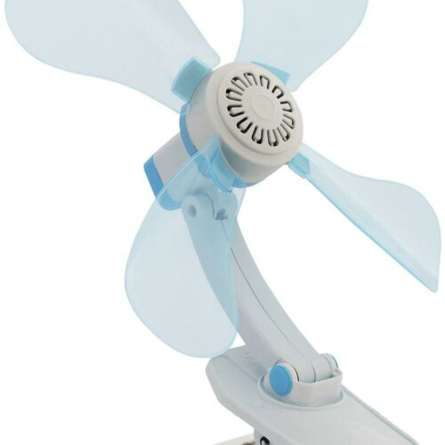 Eurotrail Klammer-Ventilator, 12 V, blau