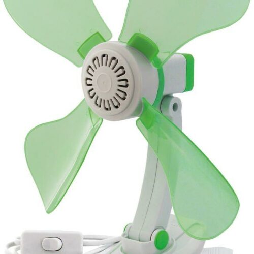 Eurotrail Klammer-Ventilator, 230 V, grün