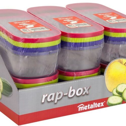 Metaltex Rap Box Reibe, farblich sortiert