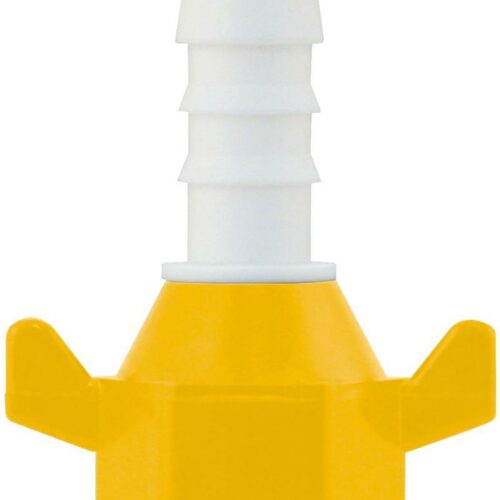 Lilie Aufschraubtülle, gerade, Ø12 mm, gelb