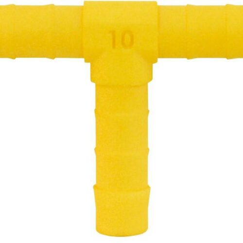 Lilie T-Verbinder, gelb, ø10 mm, 5 Stck.