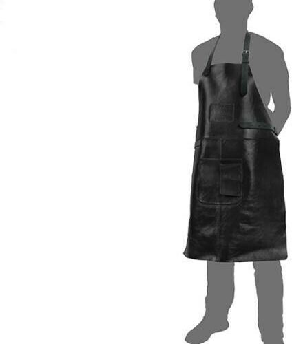 Holiday Travel Grillschürze, Leder, schwarz