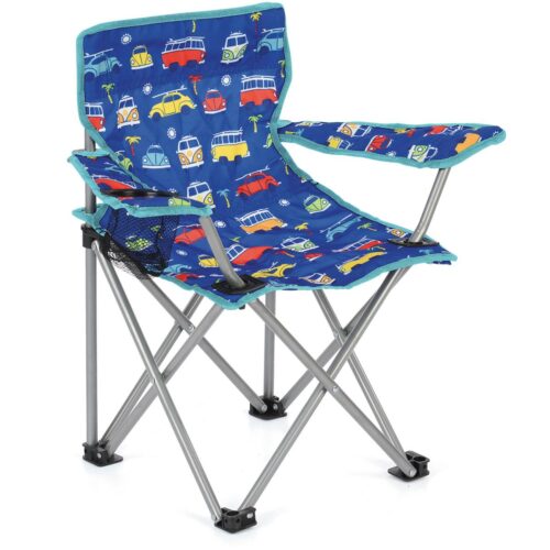 VW Collection VW T1/Käfer Kids Faltstuhl, blau