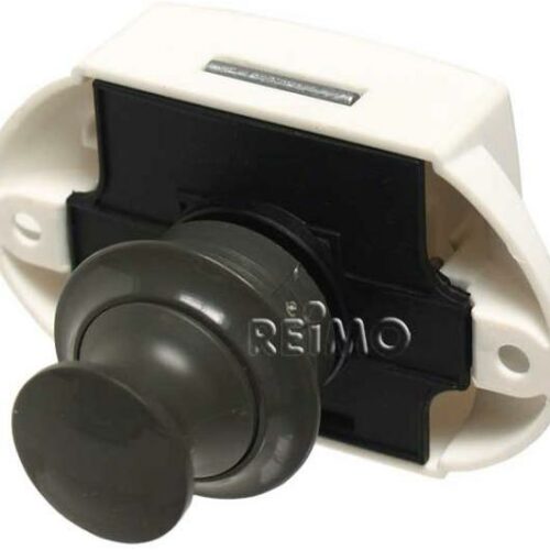 Push Lock Komplettset, grau, 50er Pack