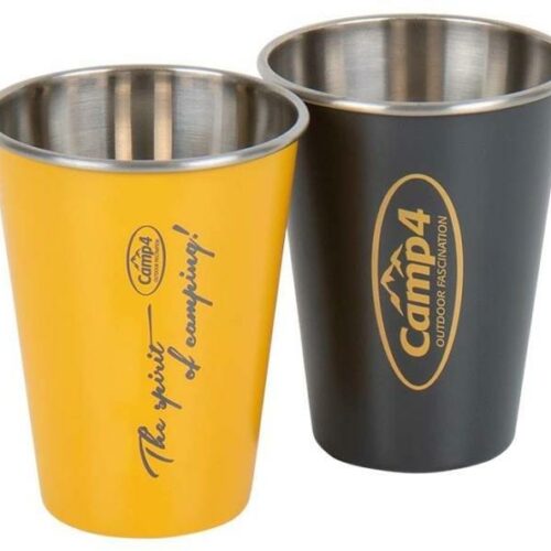 Camp4 Harmony Edelstahlbecher, 2er Set, 450ml