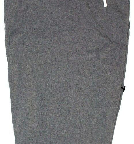 Grüezi-Bag Fußwärmer, beheizbar, 130cm, grau