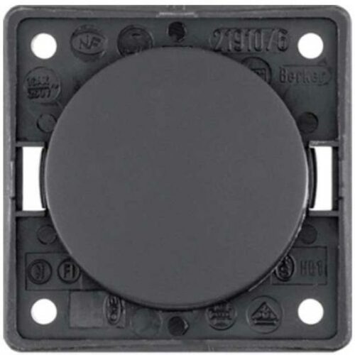 Berker Integro Flow/Pure Wipptaster, schwarz, 230V