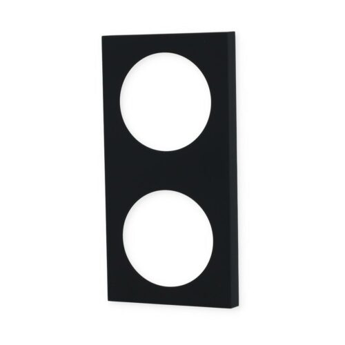 Berker Integro Pure Rahmen, 2-fach, schwarz matt