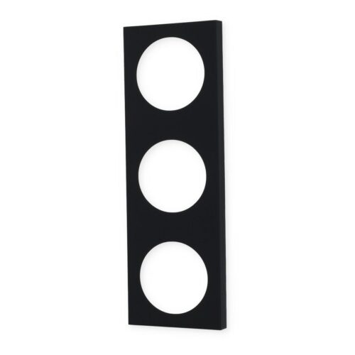 Berker Integro Pure Rahmen, 3-fach, schwarz matt