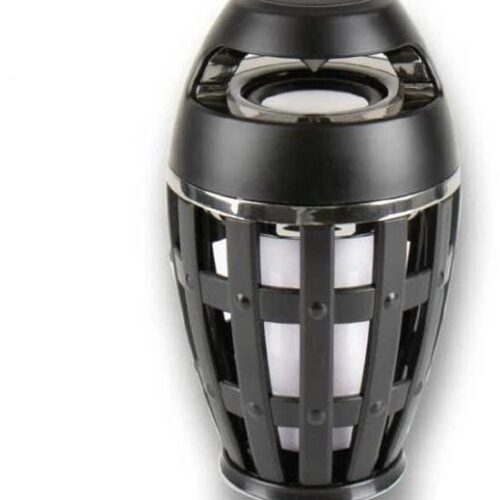 Carbest LED Fackel-Leuchte mit Bluetooth Lautsprecher