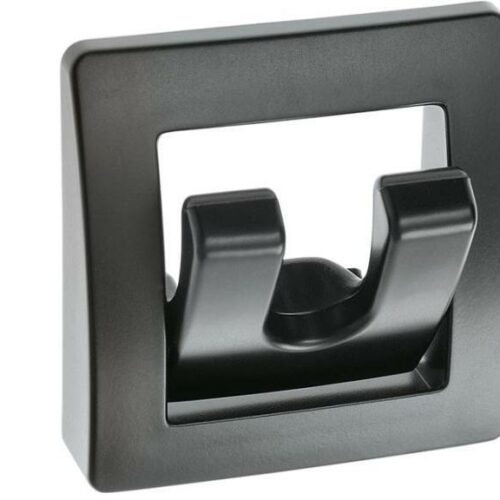 FAWO Wandhaken mit 2 Haken, schwarz