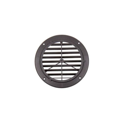 Lüftungsgitter, 164mm, rund, schwarz