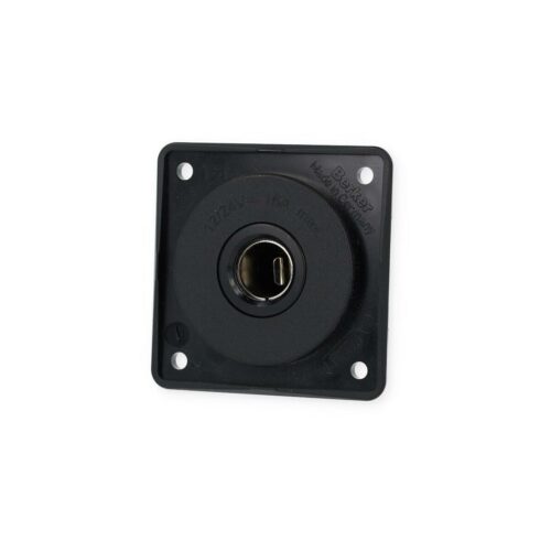 Berker Integro Flow/Pure Steckdose, 12V, schwarz