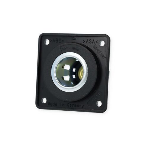 Berker Integro Flow/Pure Powersteckdose, 12V, schwarz