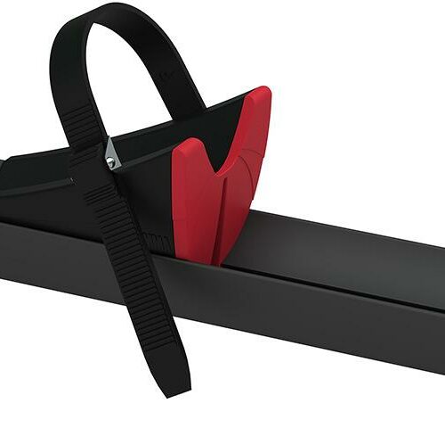 Fiamma Carry-Bike Kit Rail Premium 48 Zusatz-Fahrradschiene, 101-167cm, Deep Black