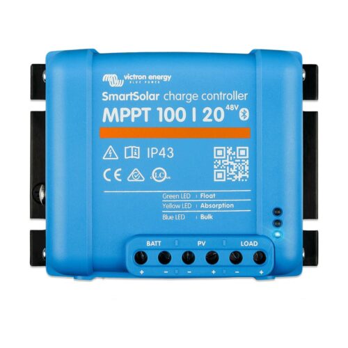 Victron SmartSolar MPPT Solarladeregler mit Bluetooth, 12V/24V/48V, 100/20A