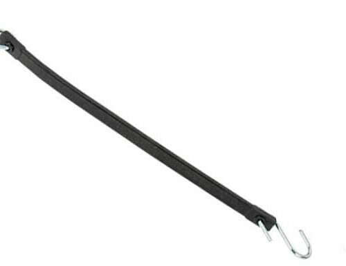 Gummispanner mit Metallhaken, 38cm, 20er-Pack
