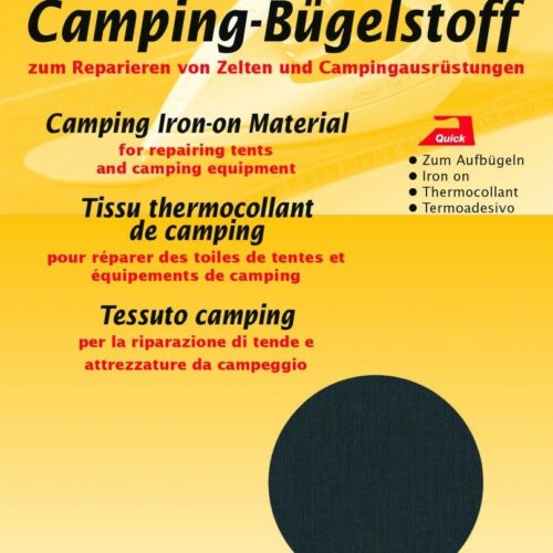 Kleiber Camping-Bügelstoff, anthrazit