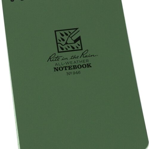 Rite in the Rain All-Wetter Notizblock, 50 Blatt, grün, 15,5x10,5cm