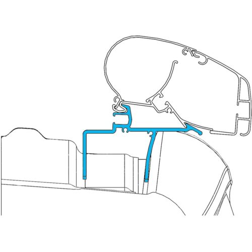Dometic Perfect Roof 2000/2500 Markisen-Adapter für VW Crafter ab Bj. 2017, rechts