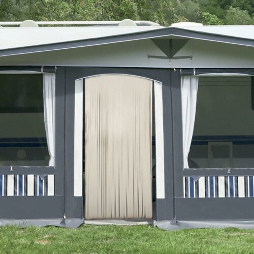 Curtina4U Türvorhang, 100x230cm, creme