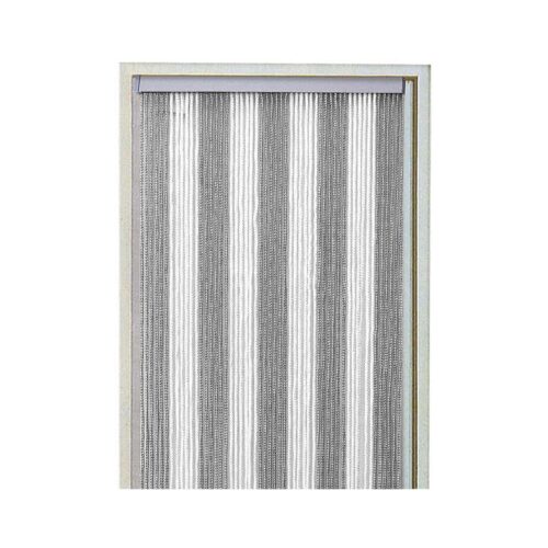 Arisol Korda Türvorhang, 60x190cm, silber/weiß