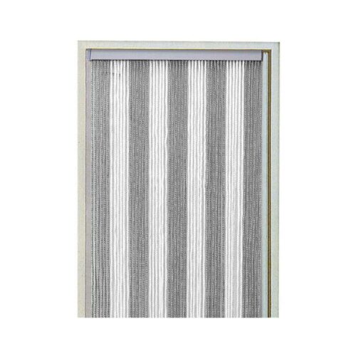 Arisol Korda Türvorhang, 100x220cm, silber/weiß