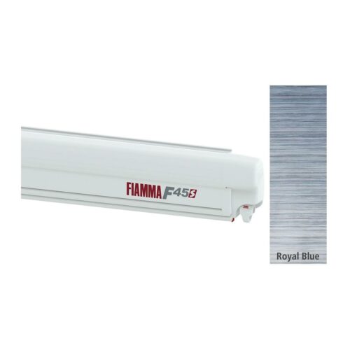 Fiamma F45S Markise weiß, 230cm, Royal Blue