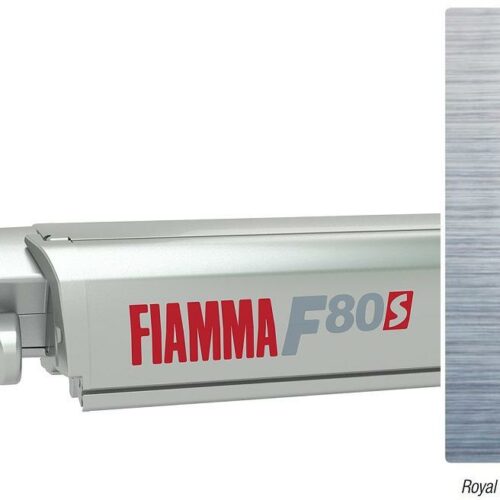 Fiamma F80s Markise titanium, 425cm, Royal Blue