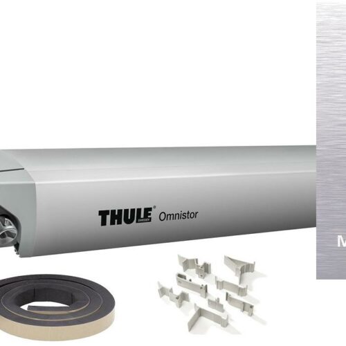 Thule Omnistor 6300 Markise eloxiert/anthrazit, Ducato Komplett-Set, 375cm, Mystic Grey
