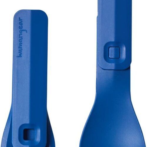 Humangear GoBites Click Besteckset, 2-teilig, blau
